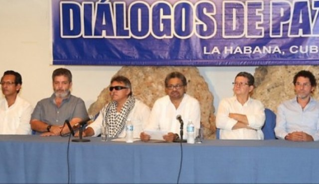 Delegación de las Farc en La Habana, Cuba. Colprensa