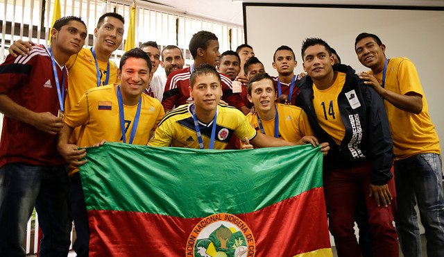 La Selección Colombia Indígena regresó al país. Colprensa