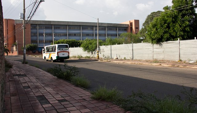 La infraestructura se construirá en el terreno contiguo al Palacio de Justicia. Alfredo Estévez