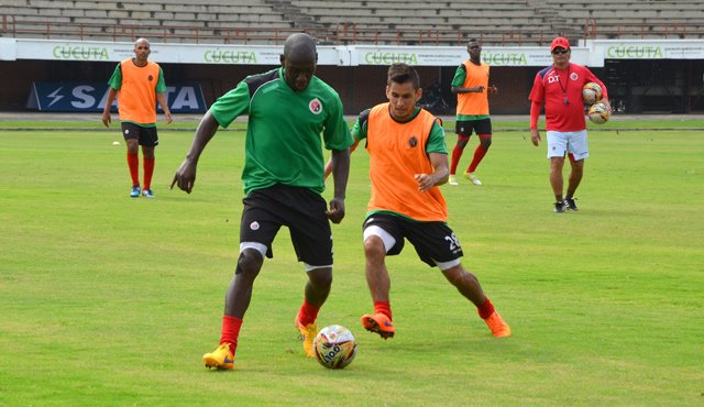 87 puntos en la tabla del descenso suma el Cúcuta Deportivo. Rodrigo Sandoval