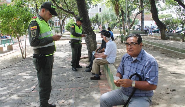 La Policía inició la recuperación de los tres parques insignia de la ciudad. Orlando Carvajal