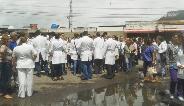 Médicos protestaron. Eilyn Cardozo