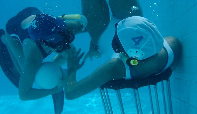 El mundial de Rugby Subacuático se jugó en las Piscinas Alberto Galindo Herrera. Colprensa