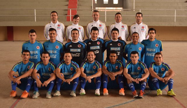 Esta es la selección Colombia de futsal que presentará al país en la Copa América de Ecuador. Cortesía