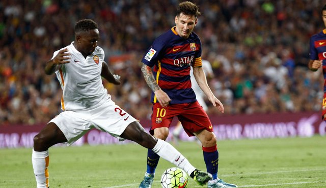EBarcelona se colocó por delante antes del descanso, con los tantos de Neymar (26) y Messi (41). AFP