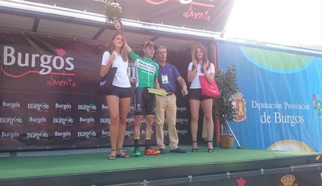 Miguel Ángel López, nuevo líder de la Vuelta a Burgos. Tomada de Twitter