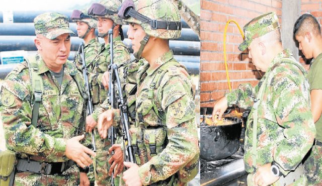 Coronel Marcos Pinto, comandante de la Brigada 30 del Ejército Archivo
