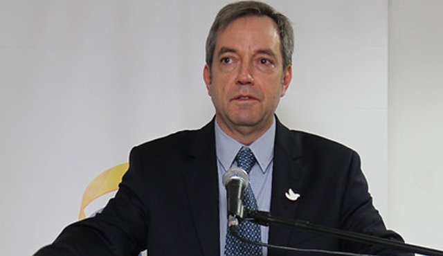 El Dane presentó el martes los avances del censo agropecuario que se realizó durante los últimos tres años en todo el país. En la foto el director del Dane, Mauricio Perfetti. Colprensa