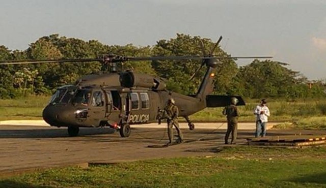 Esta es una de las últimas fotografías del helicóptero de la Policía Colprensa