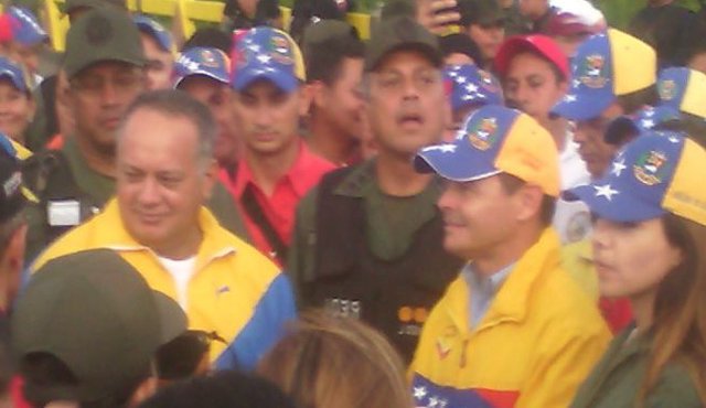 Cabello visitó el puente internacional Simón Bolívar. Edinsson Figueroa