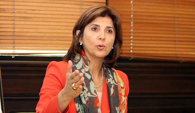 María Ángela Holguín, canciller de Colombia. Colprensa