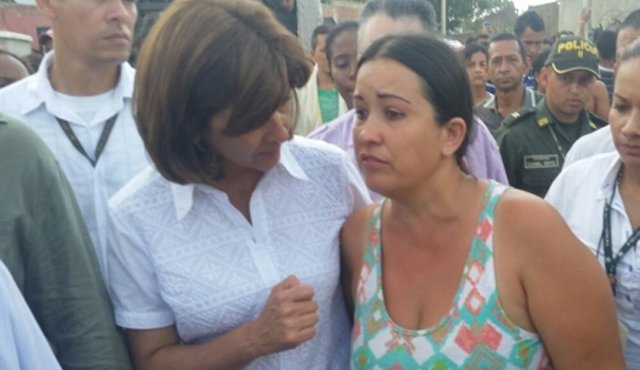 La ministra de Relaciones Exteriores visitó los albergues de La Parada. Cancillería