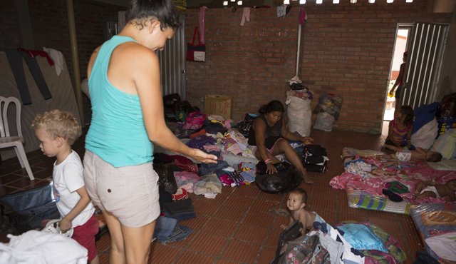 Unas 700 personas se han censado en los albergues de Villa del Rosario para recibir ayudas. Juan Pablo Cohen