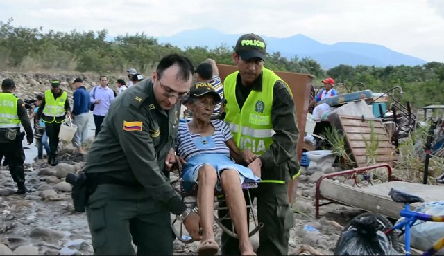 Sebastiana Anquita Ortíz, de 75 años de edad, es una de las abuelas y abuelos que viven, a su avanzada edad, de la tragedia por el distanciamiento entre Colombia y Venezuela. Cortesía