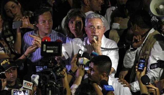 Álvaro Uribe Vélez en Cúcuta. Archivo