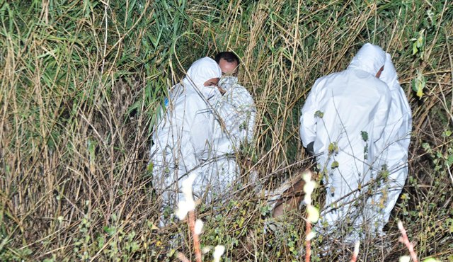 El cadáver fue encontrado en una zona boscosa en el sector de La Isla, en Viejo Escobal. Edinsson Figueroa