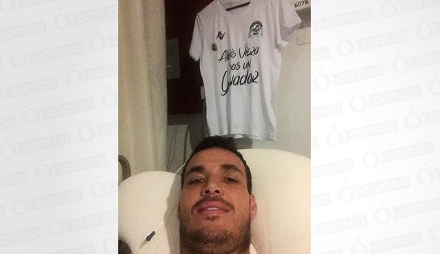 Esta es la fotografía publicada por el portero Alexis Viera. Tomada de Internet