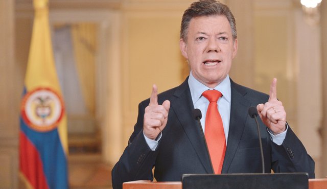 Juan Manuel Santos, presidente de Colombia. Archivo