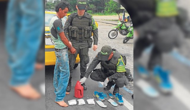 Efrén Gélvez Rojas recibió medida de aseguramiento por tráfico, fabricación o porte de estupefacientes. Policía Nacional