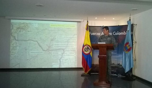Comandante de la Fuerza Aérea Colombiana, General Carlos Eduardo Bueno. Colprensa