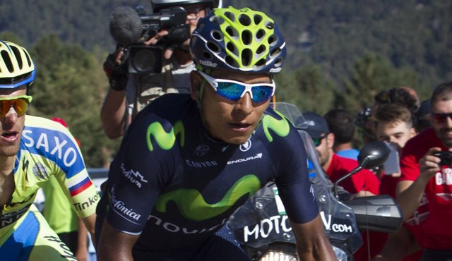 Nairo Quintana es el mejor ciclista colombiano según la Unión Ciclística Internacional. AFP