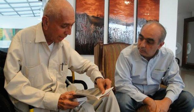 Reunión entre el diputado a la Asamblea Nacional de Venezuela, Walter Márquez, y el alcalde de Cúcuta, Donamaris Ramírez. Cortesía