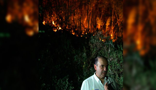 Incendios forestales en la Vega Cundinamarca. José Herchel Ruiz | Colprensa
