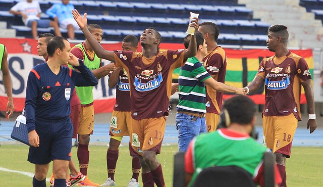 Tolima derrotó el jueves 2-0 al Junior de Barranquilla y lo eliminó de la Copa Sudamericana, Colprensa