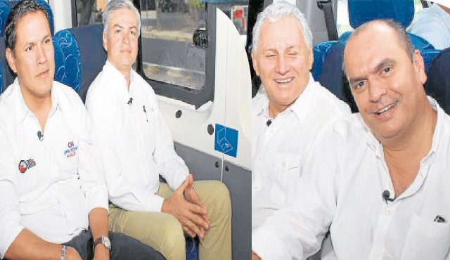 Jorge Acevedo, David Castillo, César Rojas y Carlos Luna. Cortesía