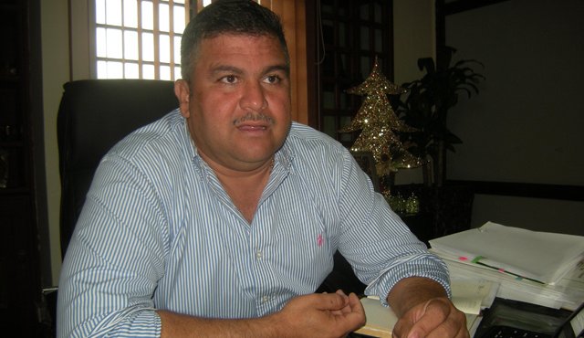 Afortunadamente el alcalde Gustavo León Becerra salió ileso. Archivo