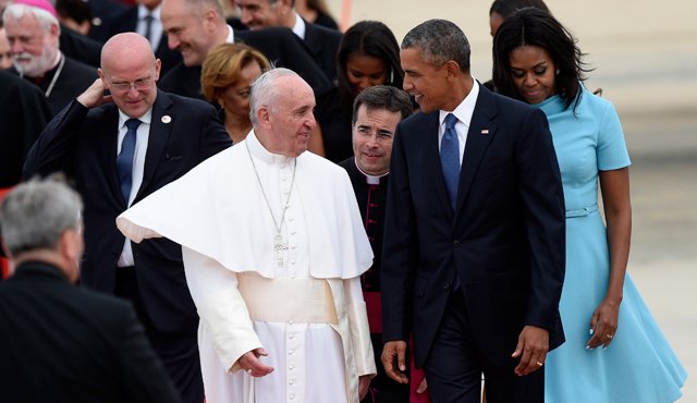 Durante su visita de seis días por tres ciudades, el papa se reunirá con Obama, dará un discurso ante el Congreso y otro en Naciones Unidas. AP