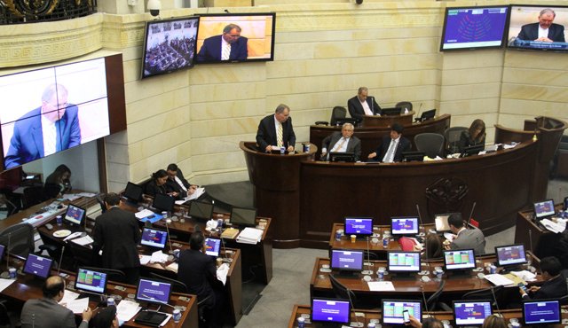 El procurador Alejandro Ordóñez acudió a la invitación del Congreso. Colprensa