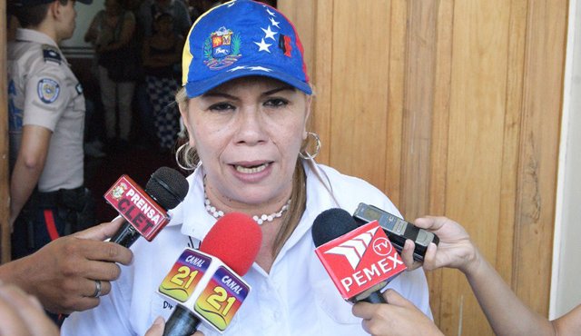 Nellyver Lugo, presidenta del Consejo Lesgislativo del Táchira. Eilyn Cardozo