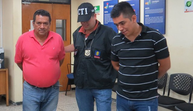 Neftalí fue capturado junto a su hijo Jonathan Rodríguez Caro. Cortesía