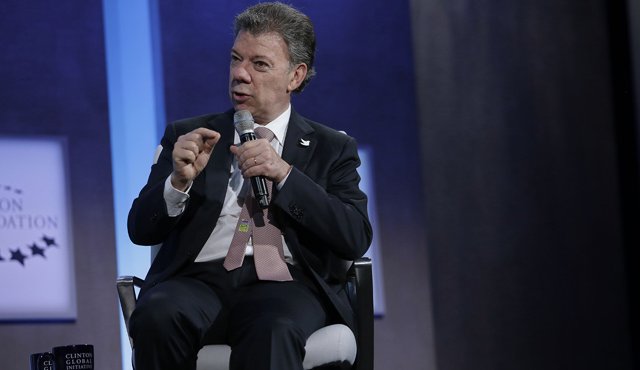 El presidente Juan Manuel Santos descartó la extraditación de guerrilleros a Estados Unidos. AFP