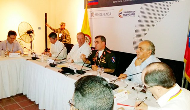 El encuentro fue organizado en la Quinta de San Pedro Alejandrino de Santa Marta. Colprensa
