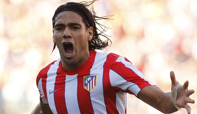 Radamel Falcao en el Atlético de Madrid Archivo