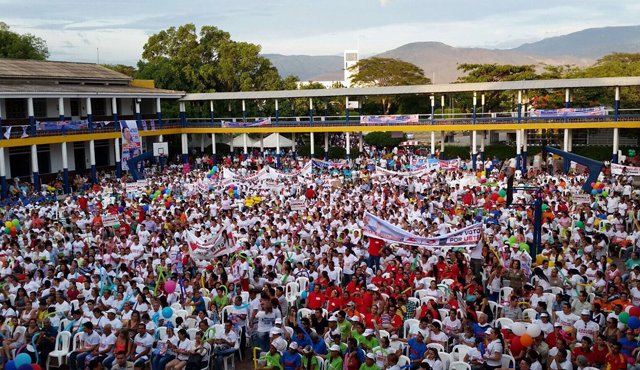 Continúan las actividades políticas de cara a las elecciones del 25 de octubre. Cortesía