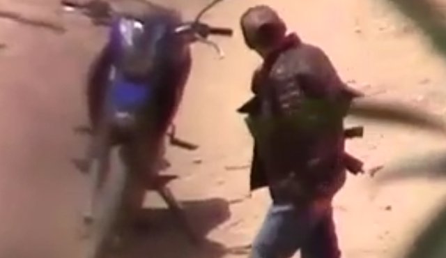 Esta es una de las últimas imágenes de Megateo, del pasado 16 de agosto. Tomado de video