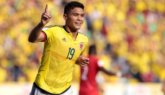 Teo anotó el primer gol de Colombia en el inicio de las eliminatorias al Mundial Rusia 2018. Colprensa
