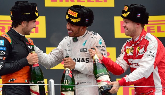 Mercedes se proclamó matemáticamente campeón del mundo de constructores por segundo año consecutivo. AFP