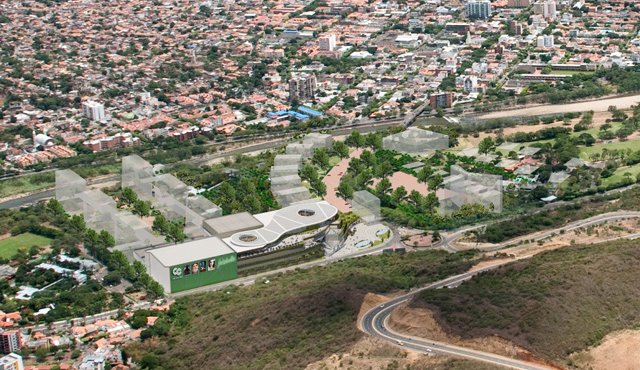 El centro comercial tennis park estaría conformado por 200 locales y un parqueadero para 800 automotores, distribuidos en un sótano y un edificio de tres pisos. Archivo
