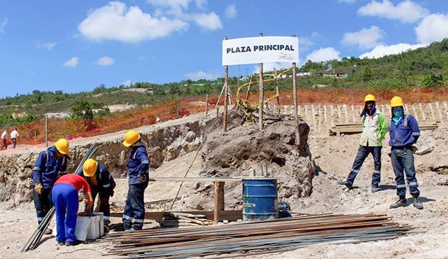 Si bien avanzan las obras de urbanismo, que incluyen la conformación de los lotes de las viviendas, las esperadas casas aún no están en construcción ni contratadas. Cortesía