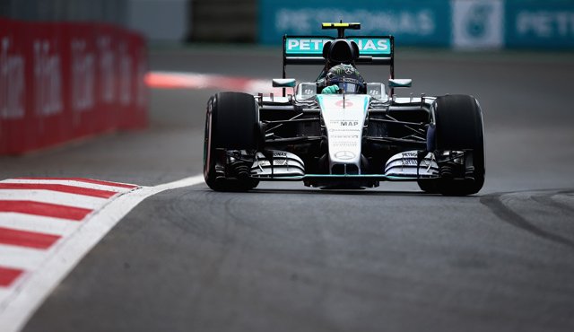 Nico Rosberg saldrá en la primera posición en el Gran Premio de México AFP