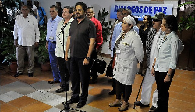 Diálogos en La Habana. Colprensa