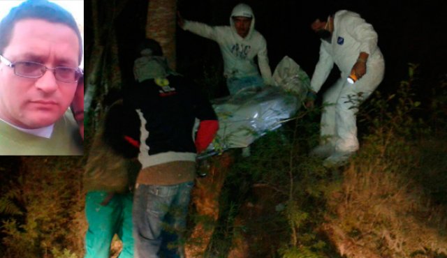 El cuerpo sin vida del ornamentador fue encontrado en zona rural de Pamplona. Cortesía