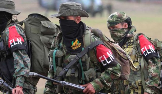 Grupo armado ELN. Internet