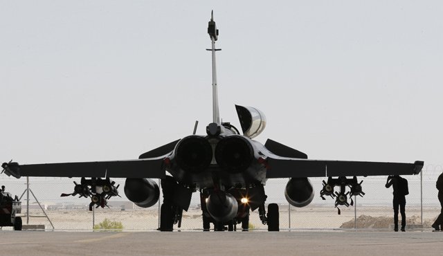 Aviones franceses han bombardeado Raqa. AFP