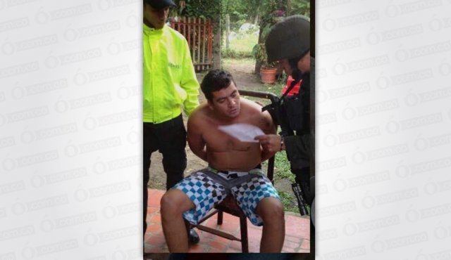‘El Turro’ fue detenido el 2 de agosto de 2013 en el municipio de Chinácota. Cortesía