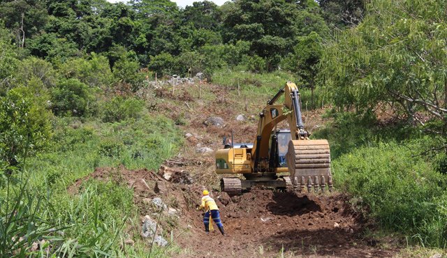 El primer tramo de la vía entre Puente Cuervo y Miraflores es otro de los avances de la reconstrucción. fondo adaptación